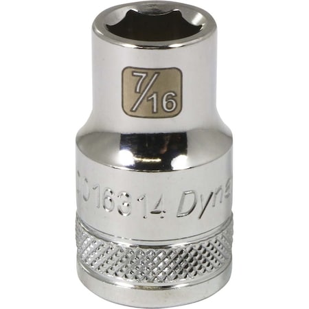 Dynamic 1/2" Drive, 7/16" SAE Socket, 6 Points D016314